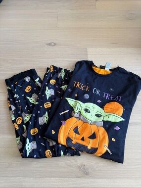 Grogu Halloween pajamas